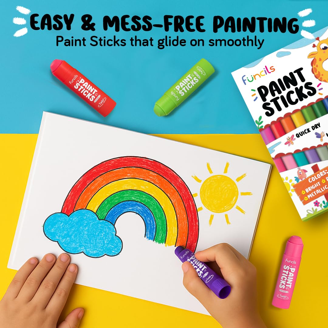Funcils electric neon shades for standout accents and learning activities.