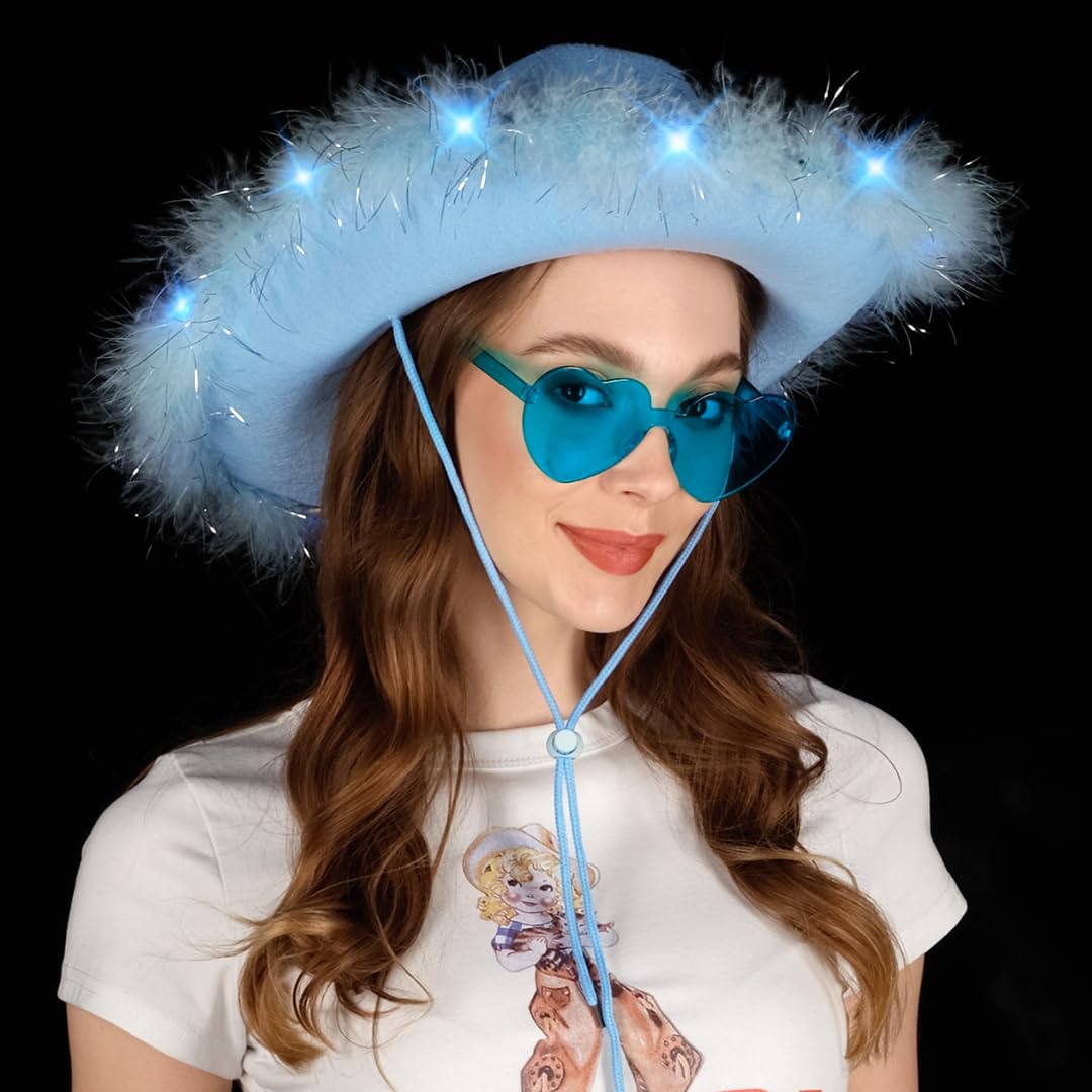 Funcredible cowgirl costume set for women enhances western-themed celebrations.
