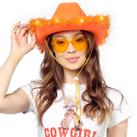 Funcredible heart glasses close-up shows glossy lenses and charm.