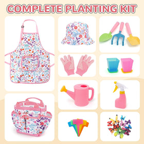 FUNCREVITY Kids Gardening Tool Set trowel designed for precise soil work