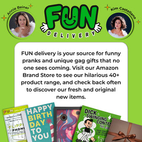 FUN delivery Inflatable Andy gift-ready prank prop for adults and coworkers