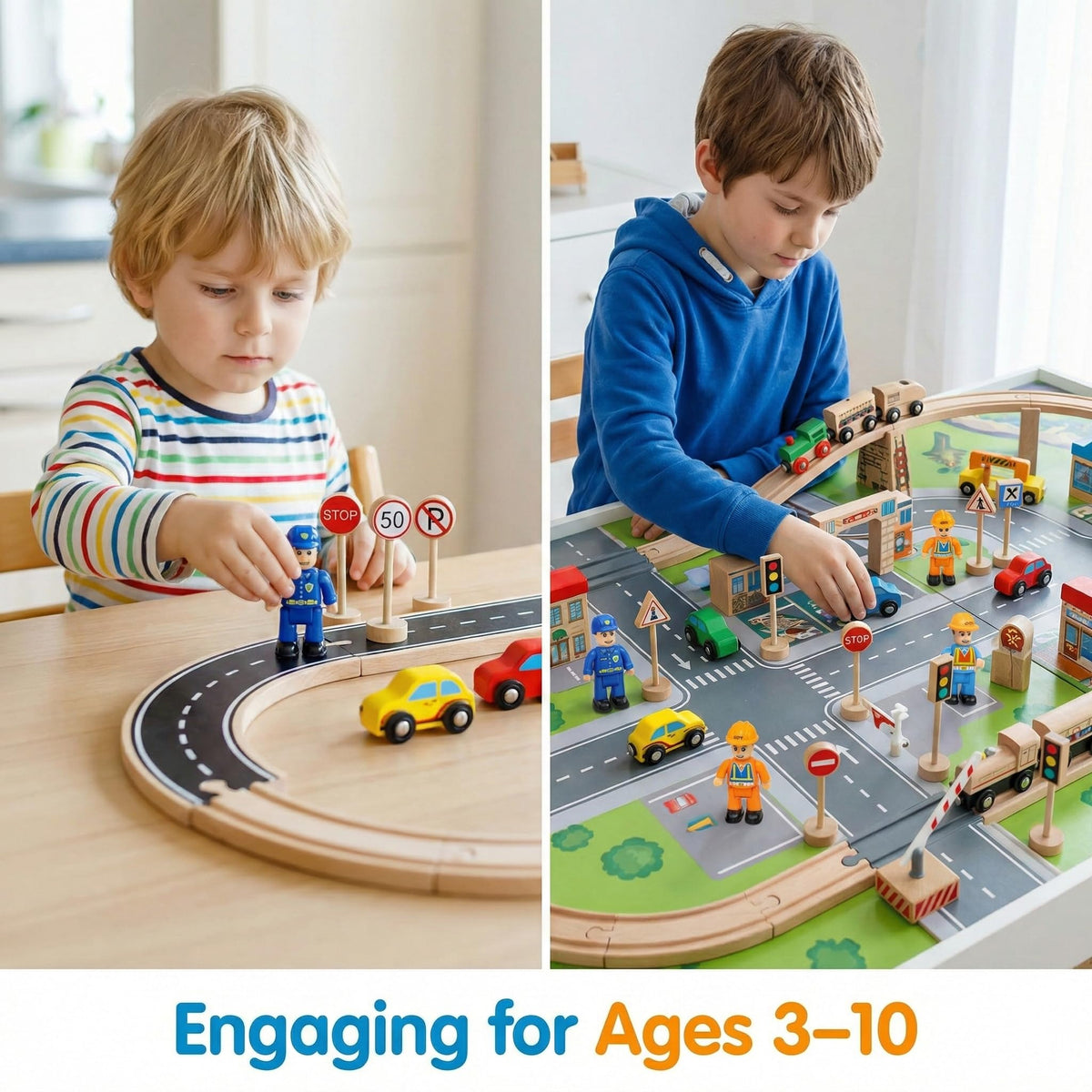 FUNERICA six community helpers figures with posable limbs spark storytelling