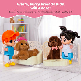FUNERICA dog-beds-for-puppies add realistic rest moments.