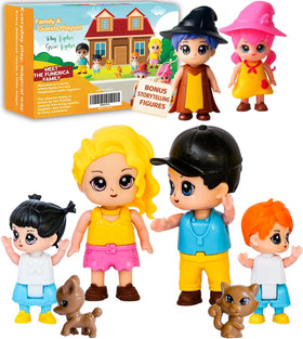 FUNERICA dad figure in a classic outfit for realistic 1:12 dollhouse scenes.