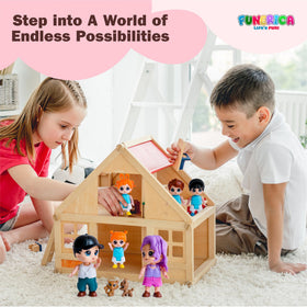 FUNERICA kid2 figure with flexible limbs for natural play.