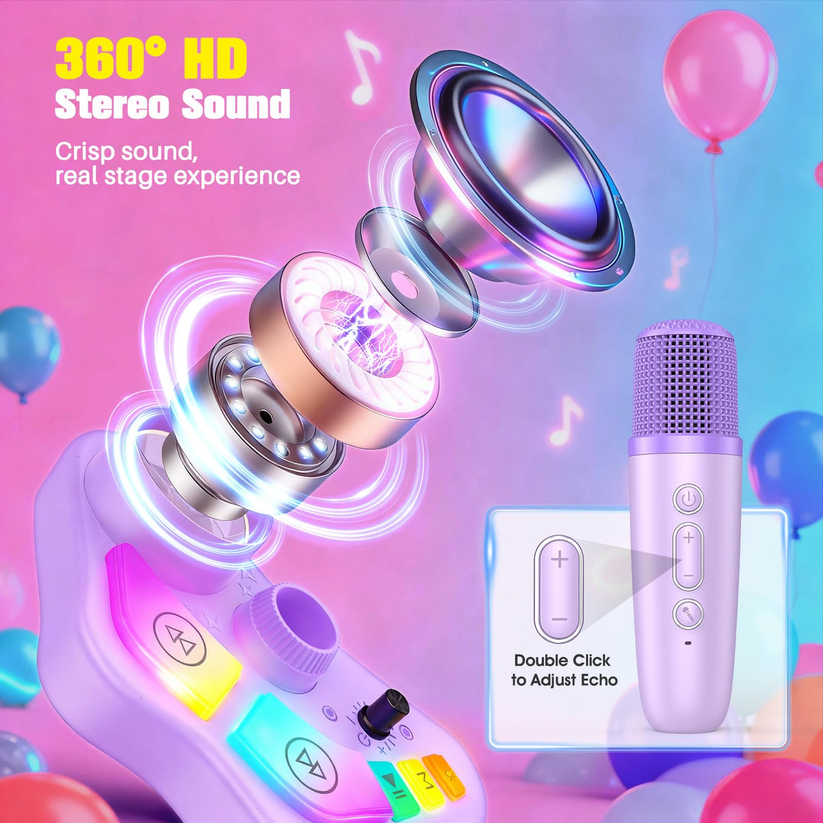 FunforFun Bluetooth speaker delivers clear, vibrant singing audio