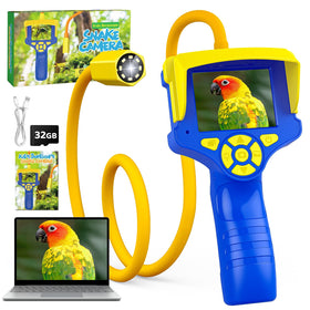 FunforFun kids borescope camera with built-in 32GB memory for easy storage.