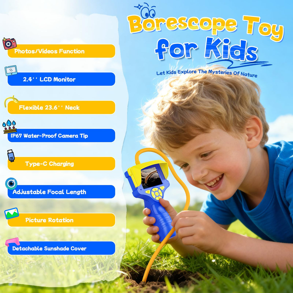 FunforFun IP67 waterproof tube for underwater adventures and splashy exploration.