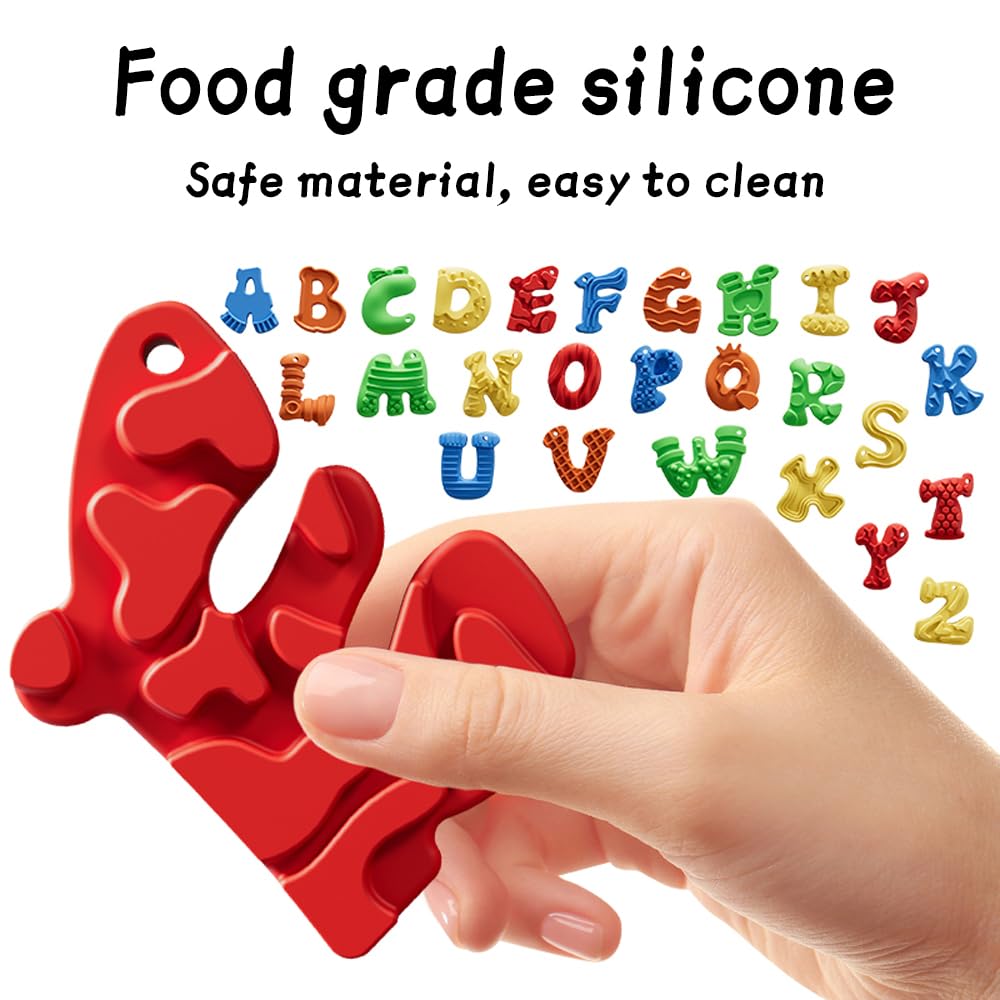FunFusion bright colored fidget letters showing vibrant textures for classroom learning