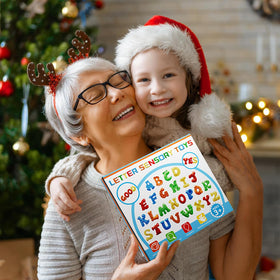 FunFusion safe soft material fidget letters emphasizing non-toxic, reusable play