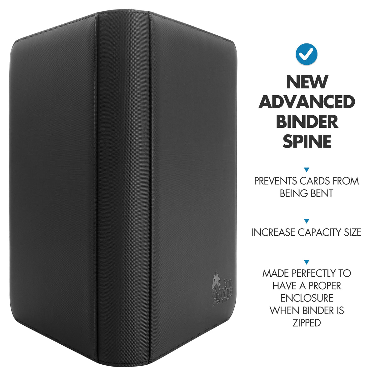 FunGuys Toploader Binder ideal for travel, tournaments, and home display.