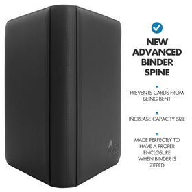 FunGuys Toploader Binder ideal for travel, tournaments, and home display.