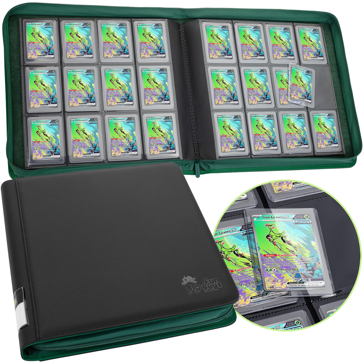 FunGuys toploader binder cover protects your cards with a durable exterior.