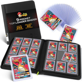 FunGuys Toploader Binder exterior with water-resistant finish, ideal for travel and tournament environments.