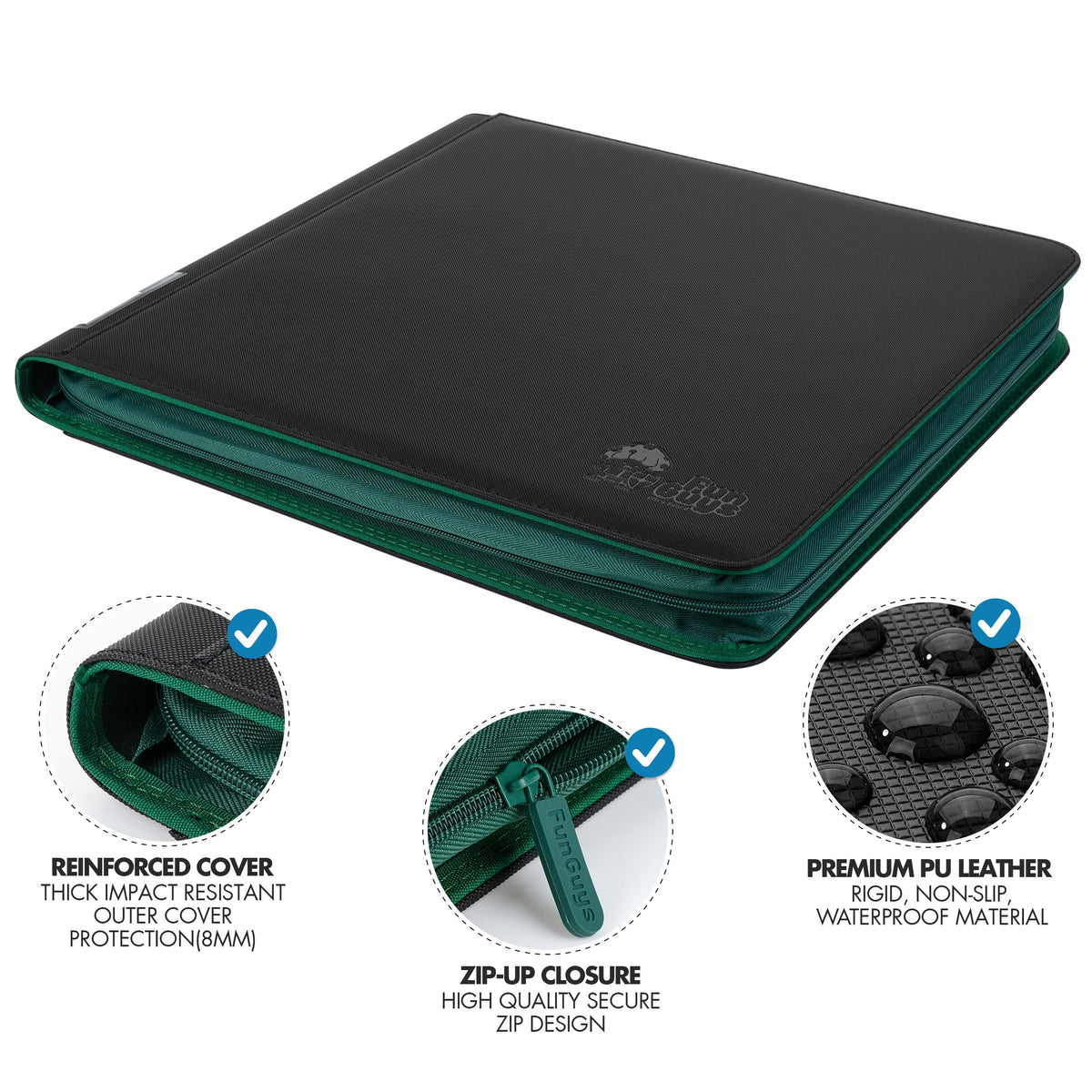 FunGuys toploader binder pocket panel keeps cards neatly organized and accessible.