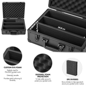 FunGuys Toploader Storage Box carry handle ensures easy transport.