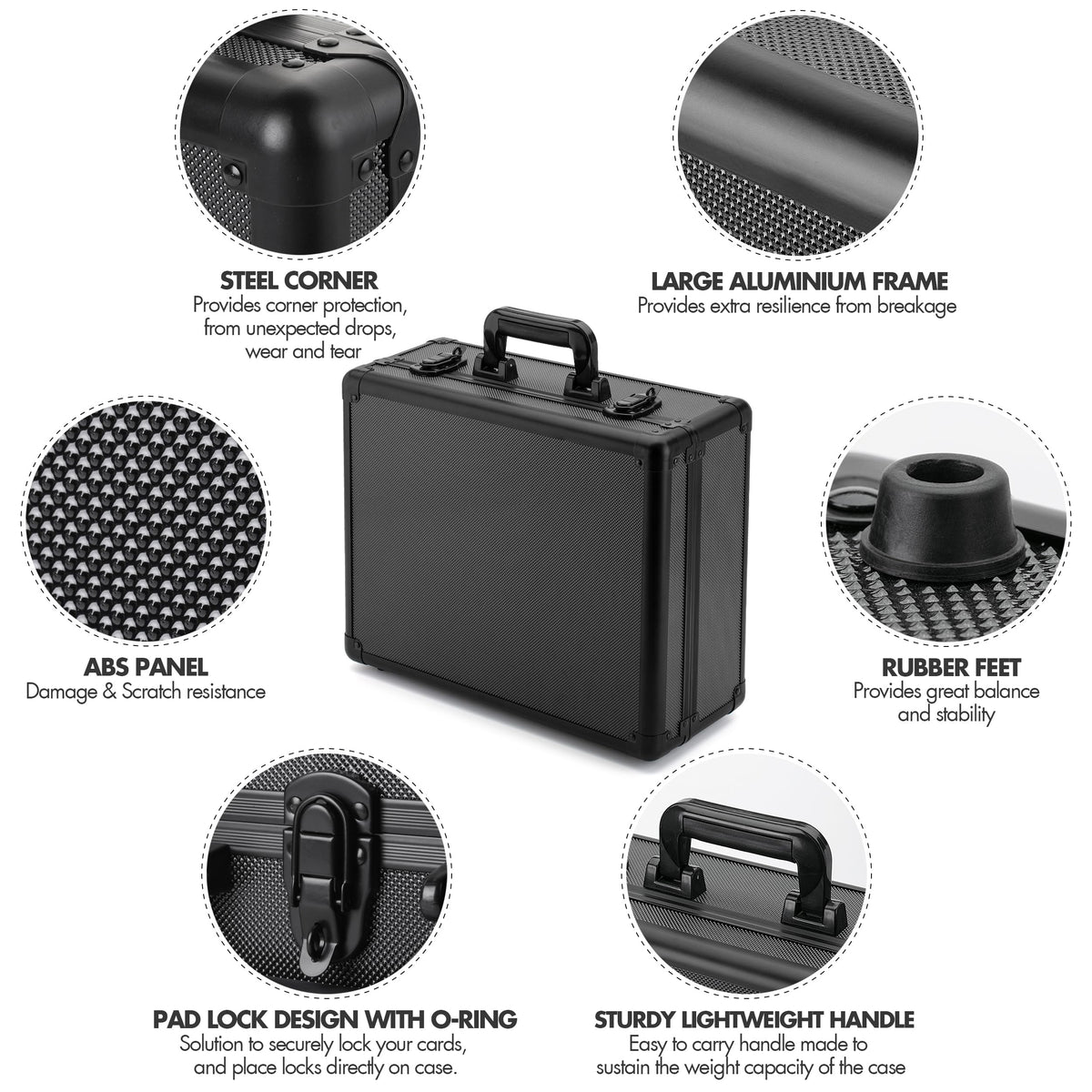 FunGuys Toploader Storage Box foam dividers enable flexible layouts.