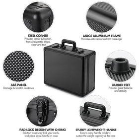 FunGuys Toploader Storage Box foam dividers enable flexible layouts.