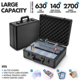 FunGuys Toploader Storage Box interior foam provides a precise card fit.