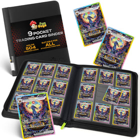 FunGuys trading card binder front cover with durable, portable design for on-the-go collectors.