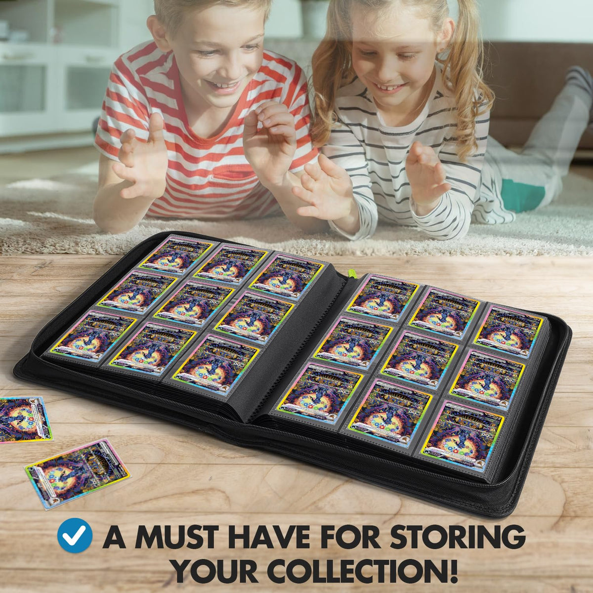 FunGuys trading card binder water-resistant exterior for daily use.