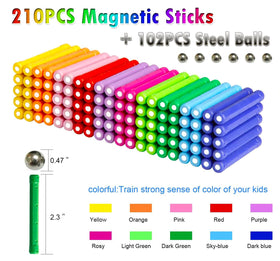 Funifinds magnetic rods connected to non magnetic balls enable versatile 3D builds