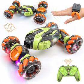 FUNiOi Gesture Sensing RC Stunt Car side view shows easy remote handling and dramatic drifts