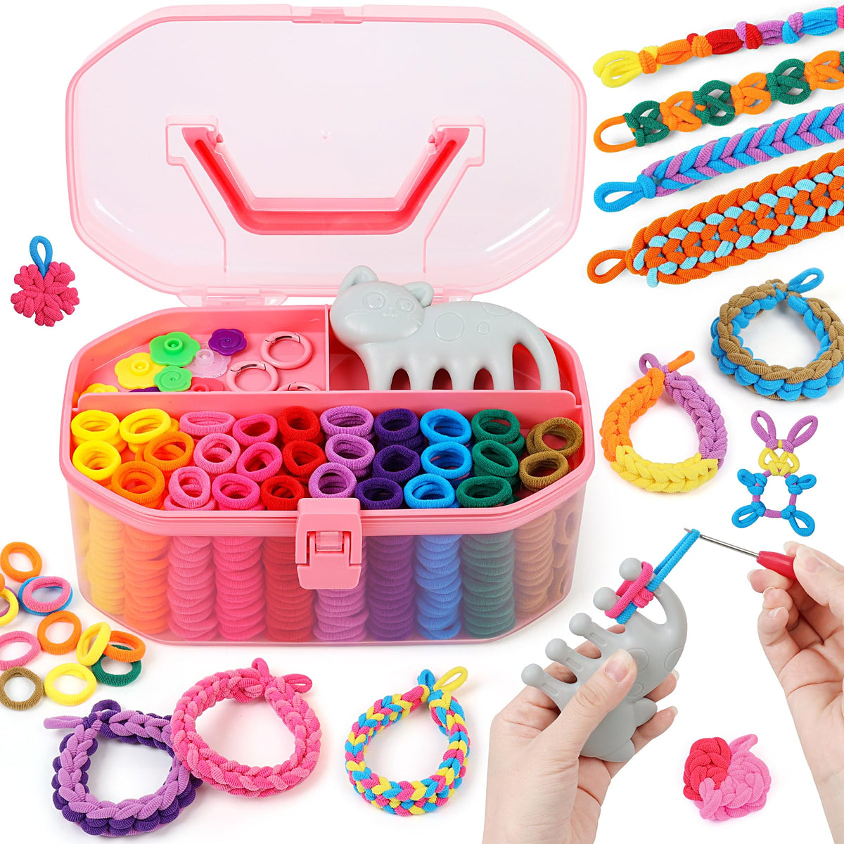 FUNiOi kids art and craft kit bracelet making inspires creativity and color