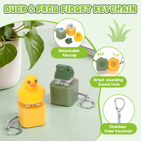 FunisFun LED-light on duck-frog set enhances playtime with bright feedback and focus aid.
