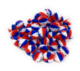 Funiverse patriotic porcupine ball as a party favor for celebrations