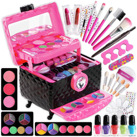 FunKidz crown-design makeup box sparks imagination during pretend play.