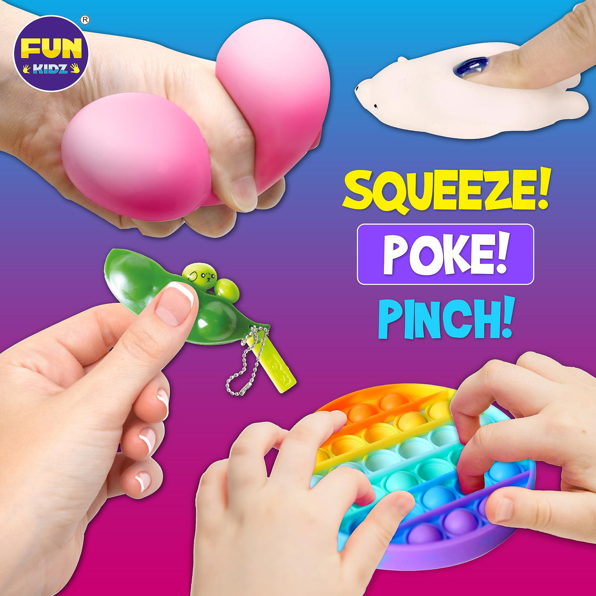 FUN KIDZ liquid-motion bubbler highlighting soothing visuals and focus.