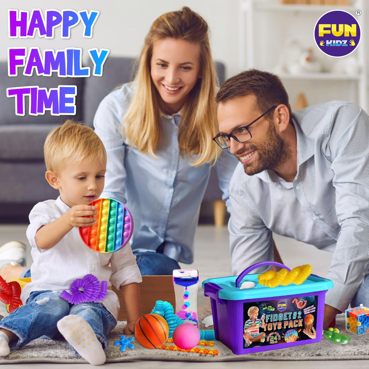 FUN KIDZ pocket-friendly toys designed for quick sensory breaks on the go.