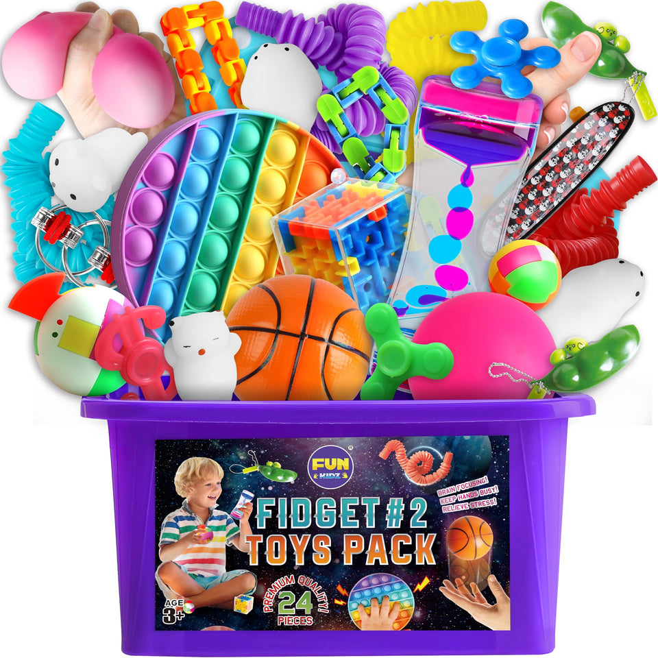 FUN KIDZ pop bubble toy shown for tactile play and calm focus.