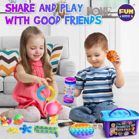 FUN KIDZ sensory playset inviting imaginative and creative problem solving.