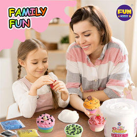 FunKidz Milky Butter Slime fruit slices add color and scent variety.