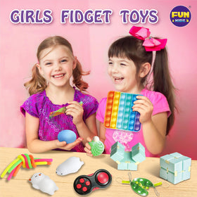 FunKidz mochi squishies close-up, colorful textures inviting sensory exploration.