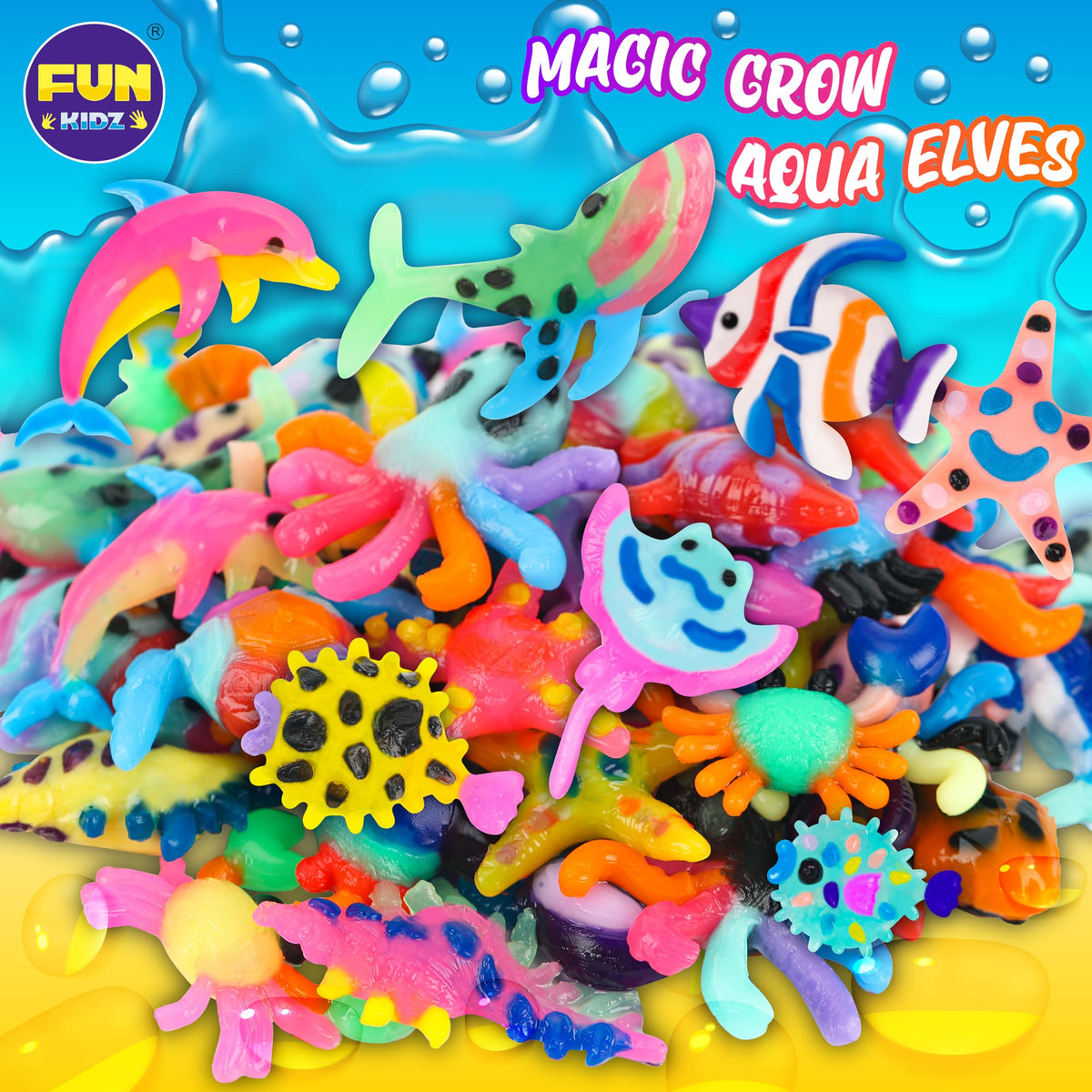 FUN KIDZ Ocean Magic Water Elves Kit kids engaged in a crafting session