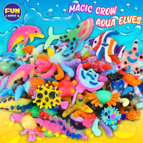 FUN KIDZ Ocean Magic Water Elves Kit kids engaged in a crafting session