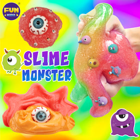 FUN KIDZ photochromic slime illumination demo highlighting glow effects and safe, mess-friendly crafting.