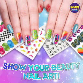 FUN KIDZ kid-friendly, water-based polish for safe play.