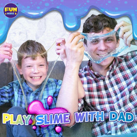 FUN KIDZ storage containers slime set emphasizes easy storage and reuse after play.