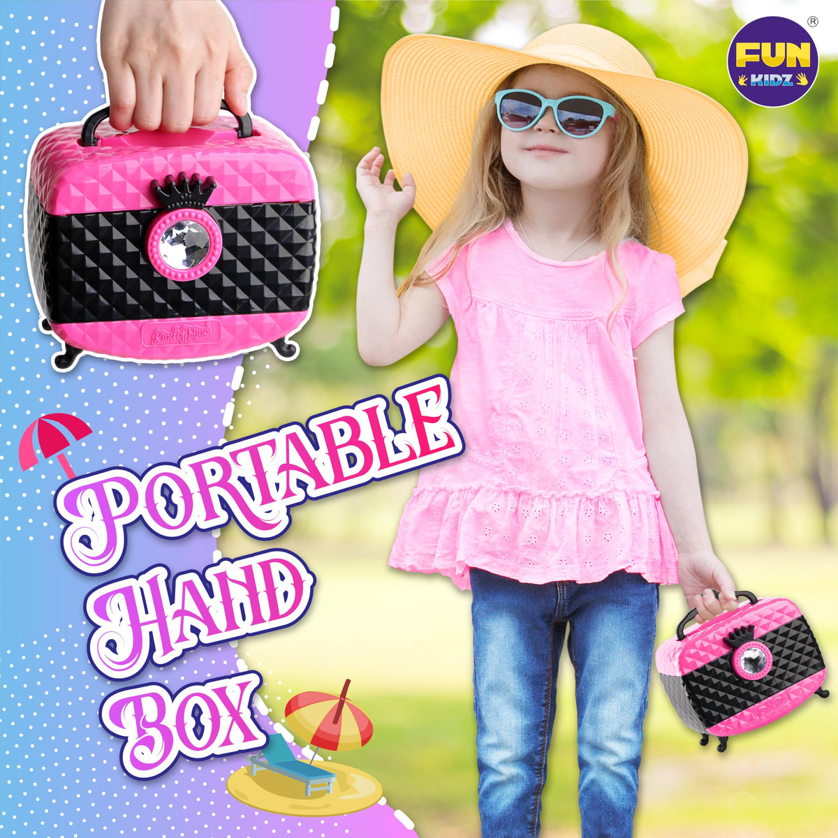 FunKidz washable makeup is gentle on skin and surfaces.