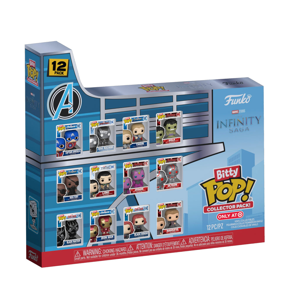 Funko Bitty Pop Marvel Captain America ready for shelf display and compact decor