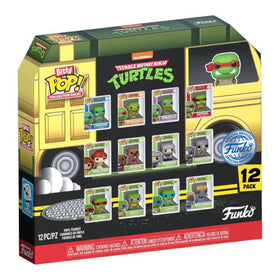 Funko Bitty Pop TMNT cake topper idea adds playful decor