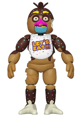 Funko Chocolate Chica Pop box front view highlights collectible display appeal