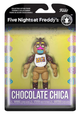 Funko Chocolate Chica Pop side view captures character charm for dioramas