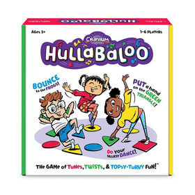 Funko Cranium Hullabaloo game on play area encourages active parent-child interaction and giggles