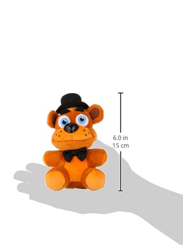 Funko Fazbear 6-inch brown plush, side view, great for shelf decor