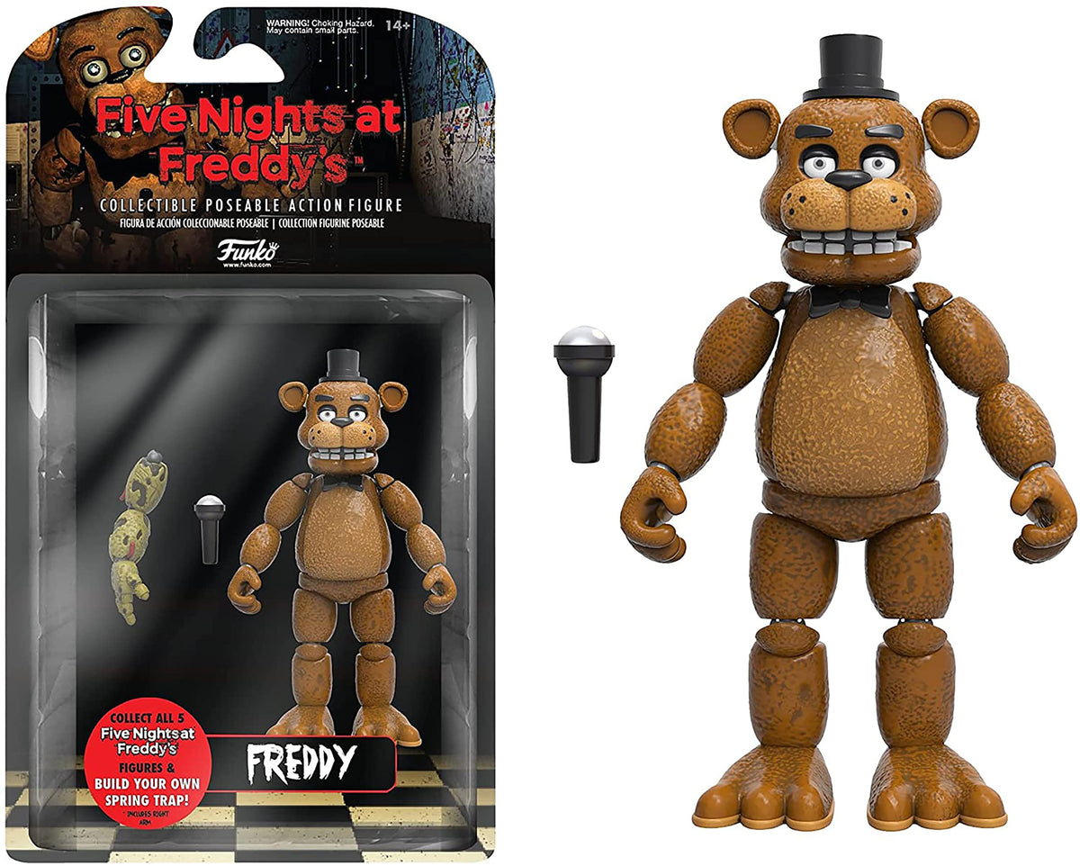 Funko Freddy Fazbear 5-inch articulated figure, ideal display piece for collectors and fans.